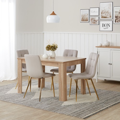 Table 120x80 bois chêne - 120x80,