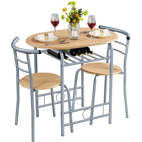 Ensemble table chaises - table, 2