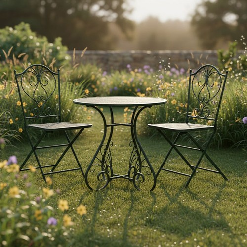 Ensemble table chaises - chaises, en